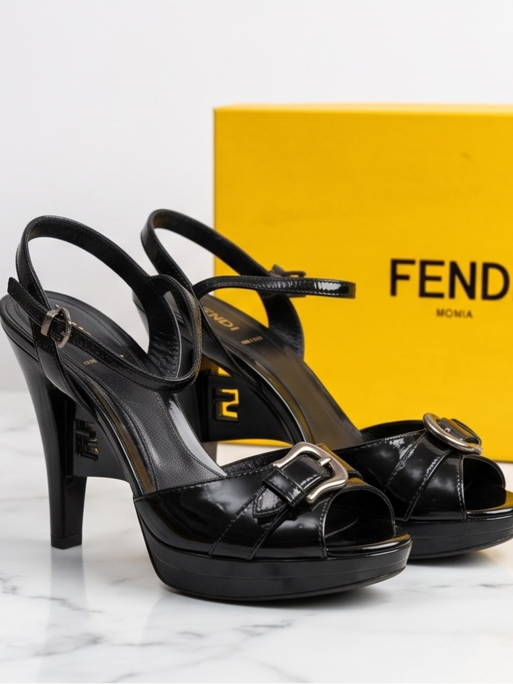 Authentic Zucca FF Logo Sandals